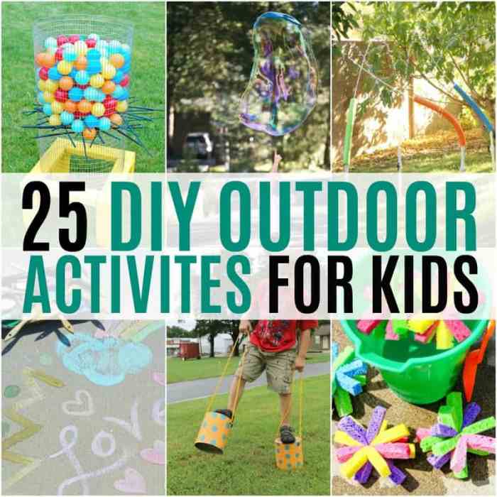 Outdoor activities kids fun